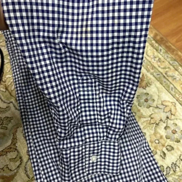 Frank Eileen Button Down Shirt Paul Checkered Long Sleeves - Picture 8 of 8